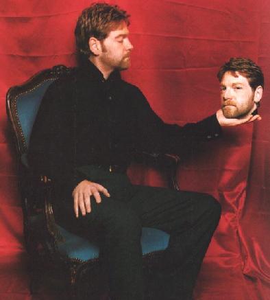 Kenneth Branagh and Kenneth Branagh's head